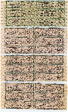 Zinscoupons zur "Zwangsanleihe" der Republik Österreich der Jahre 1924 bis 1926
