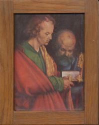 Kunstdruck gerahmt "Die vier Apostel", nach Albrecht Dürer, 20. Jh