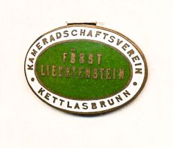 Anstecker, Mitgliedsabzeichen des Kameradschaftsbundes Kettlasbrunn der 1980iger Jahre