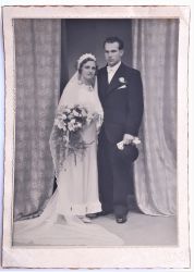 Fotografie S/W zur "Hochzeit" um 1930