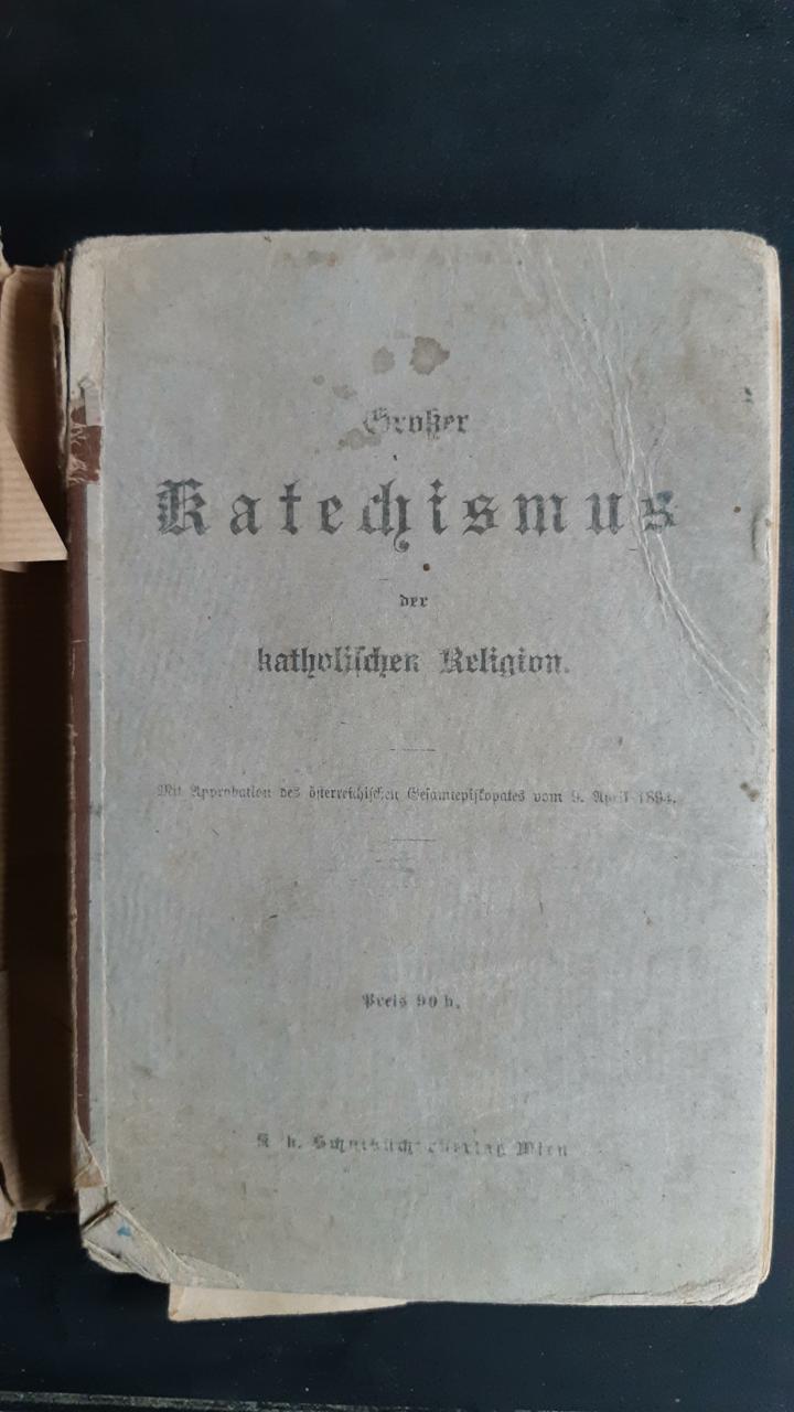 Schulbuch "Großer Katechismus", 1894
