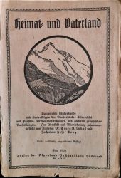 Schulbuch "Heimat- u. Vaterland Österreich", kurzgefasste Länderkunde 1924