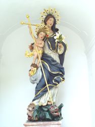 Statue "Maria vom Siege",  17 Jh.