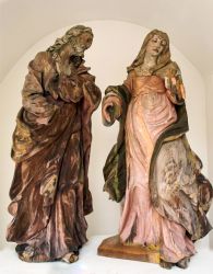  Figurenpaar Maria und Jesus, verm. 1. Hälfte des 18. Jh. 
