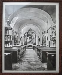 Fotografie Pfarrkirche Wilfersdorf, Innenansicht, 20. Jh.