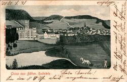 Böhmisch Rudoletz Ansichtskarte