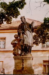 Böhmisch Rudoletz Fotografie Statue