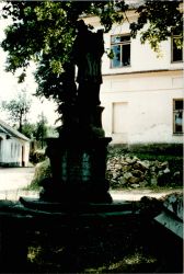 Böhmisch Rudoletz Fotografie Statue