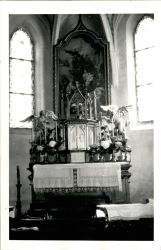 Böhmisch Rudoletz Ansichtskarte Altar