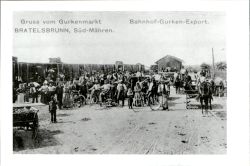 Bratelsbrunn Ansichtskarte Gurkenmarkt