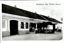 Damitz Ansichtskarte Gasthaus Bauer