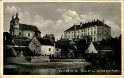 Dürnholz Ansichtskarte Schloss & Kirche