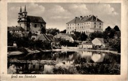Dürnholz Ansichtskarte Schloss & Kirche
