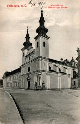 Feldsberg Ansichtskarte Klosterkirche