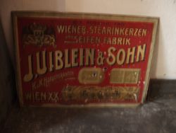 Firmenschild "J. Uiblein & Sohn"