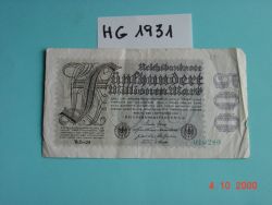 Banknote (500.000.000 Mark)