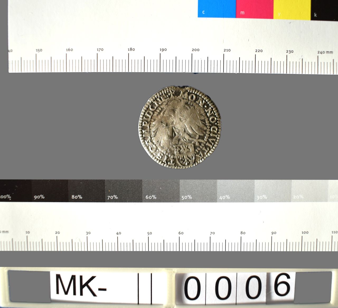 Münze, wahrscheinlich Wiener Pfennig 