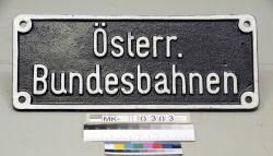Österreichische Bundesbahnen Schild