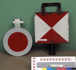 Zugschluss Schilder