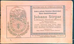 Broschüre Johann Strgar