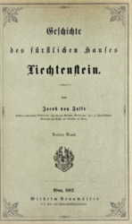 Buch "Geschichte des Hauses Liechtenstein"