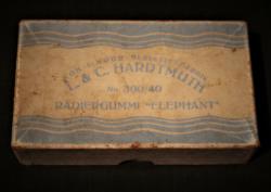 Schachtel L & C. Hardtmuth für Radiergummi "Elephant"