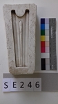 © Museumsmanagement Niederösterreich Foto: Elena Krizmanics Negativform Detail mit Jugendstilmotiv